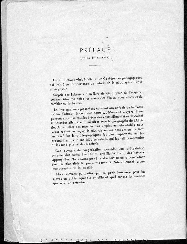 DIVERS 06 GEOGRAPHIE CM 1955 LA PREFACE.JPG